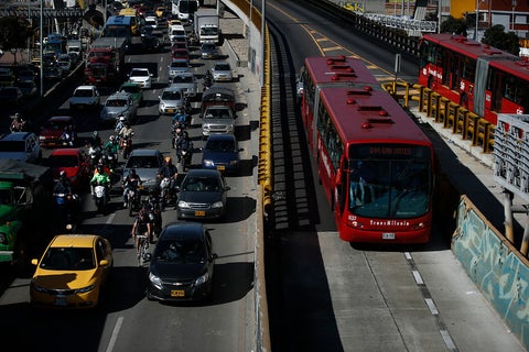 Sistema de transporte TransMilenio