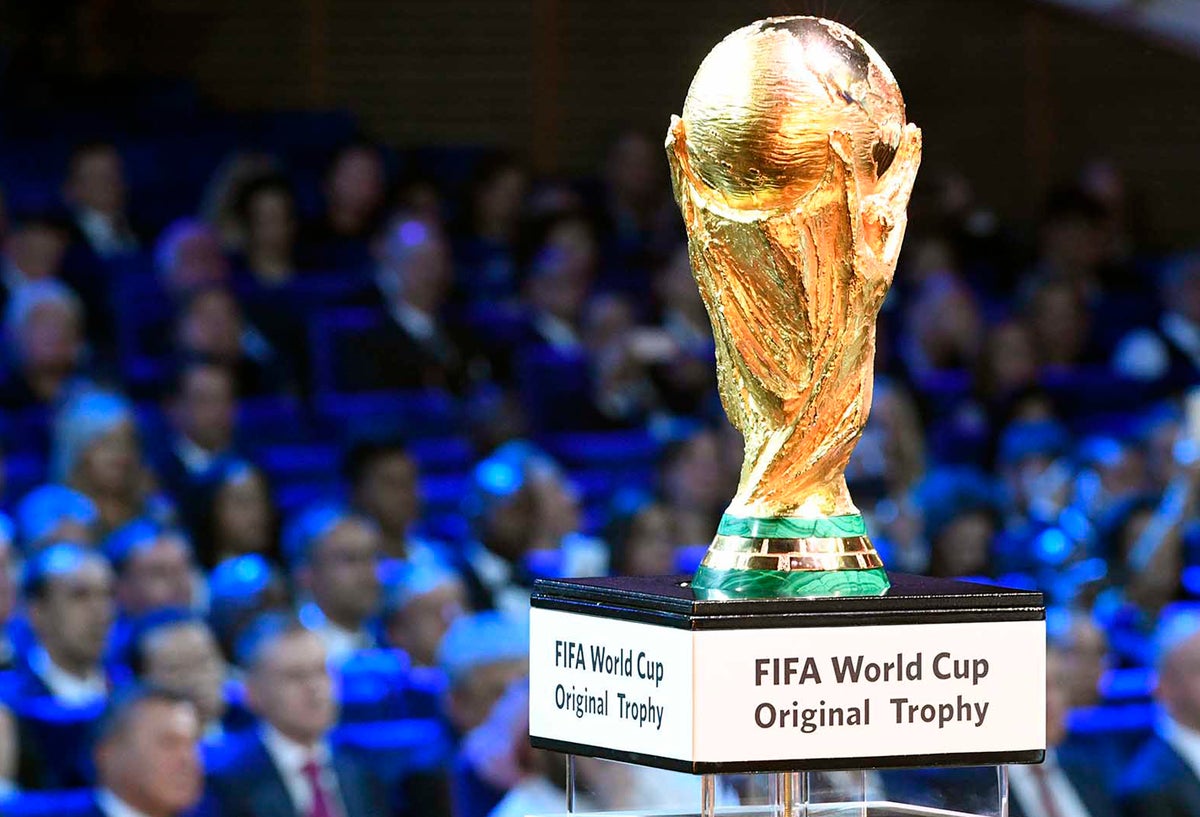 El trofeo de la Copa del Mundo