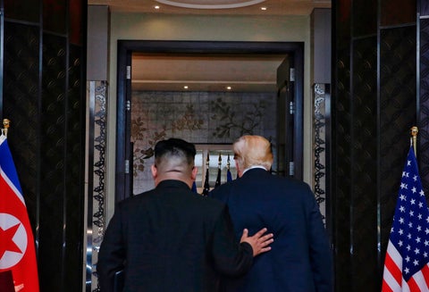 Kim Jong Un y Donald Trump