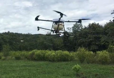 Con drones será la fumigación de cultivos ilícitos