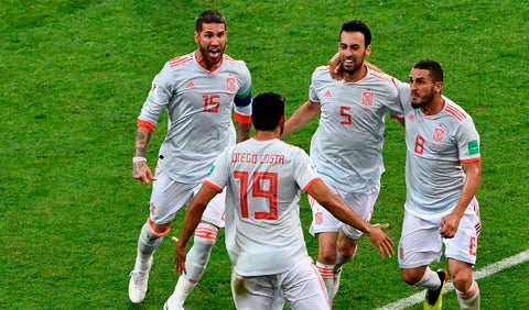 España igualó ante Portugal en el debut de Rusia 2018