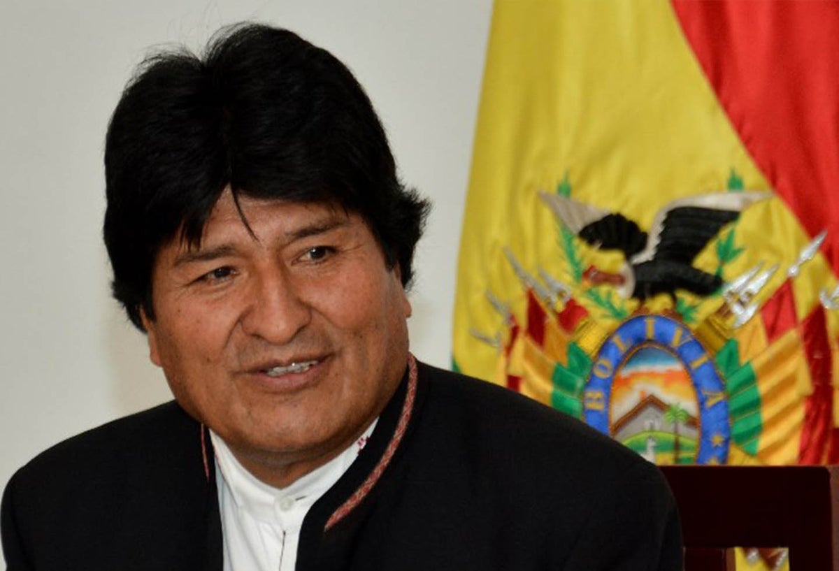 Evo Morales, presidente de Bolivia