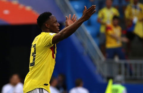 Yerry Mina, el héroe de Colombia ante Senegal en Rusia 2018