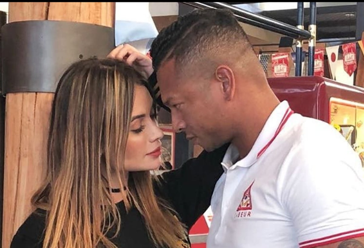 Fredy Guarín y Sara Uribe