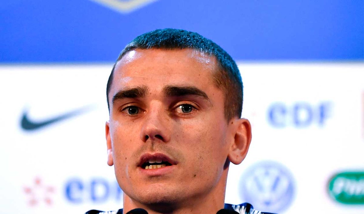 Antoine Griezmann, jugador de Francia, quien anunció que se queda en el Atlético de Madrid