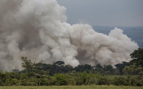 Volcán de Fuego en Guatemala / AFP