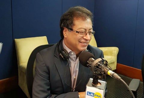 El candidato presidencial Gustavo Petro Urrego