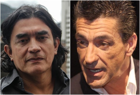 Gustavo Bolívar, congresista electo, y Luis Fernando Montoya, actor fallecido