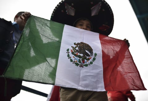 Los hinchas mexicanos en Rusia