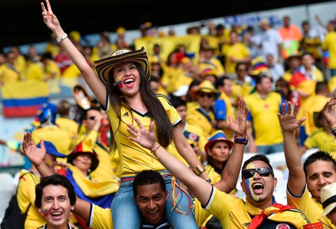 Hinchas de la Selección Colombia