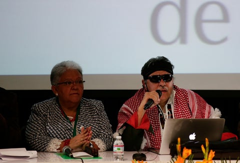 Imelda Daza y Jesús Santrich