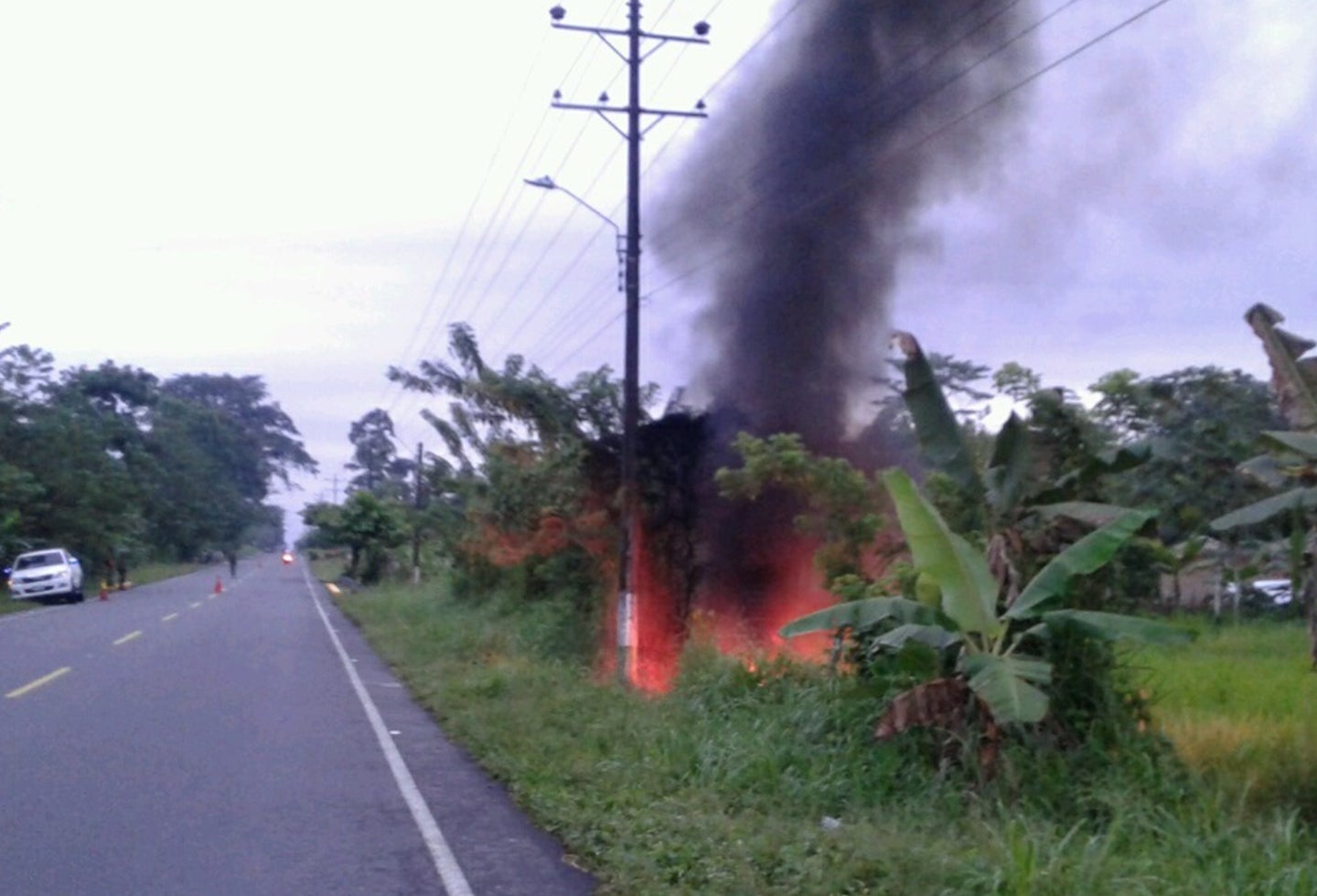 Ecopetrol reportó incendio en Oleoducto Trasandino, en Nariño