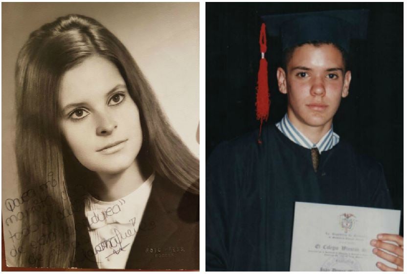 Iván Duque y Marta Lucía Ramirez en su adolescencia