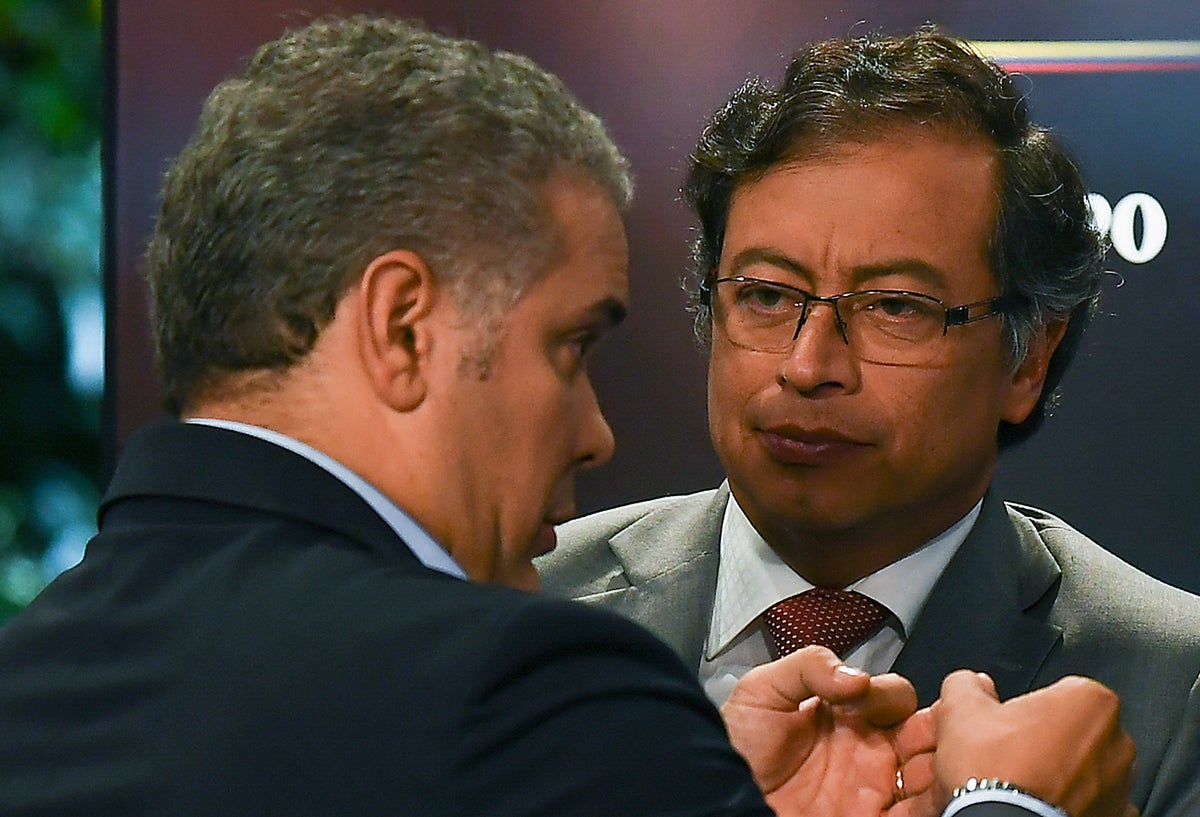 Iván Duque y Gustavo Petro