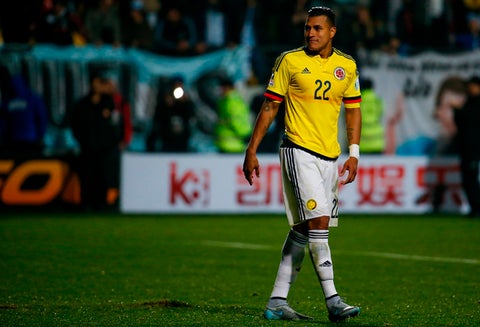 Jeison Murillo con la Selección Colombia el 26 de junio de 2015, en Viña del Mar (Chile)