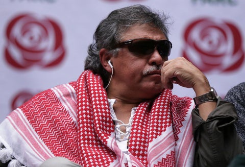 Jesús Santrich, líder de las Farc detenido por delitos asociados a narcotráfico
