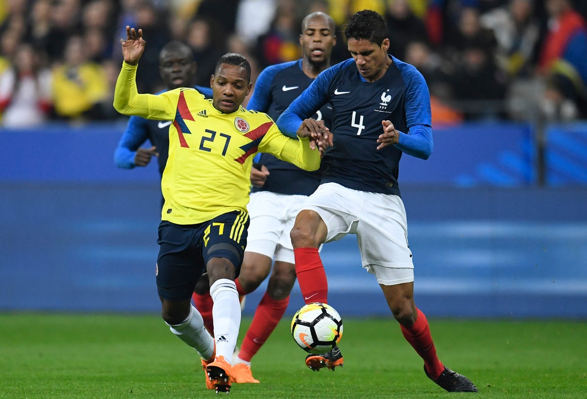 José Izquierdo ante Francia en amistoso