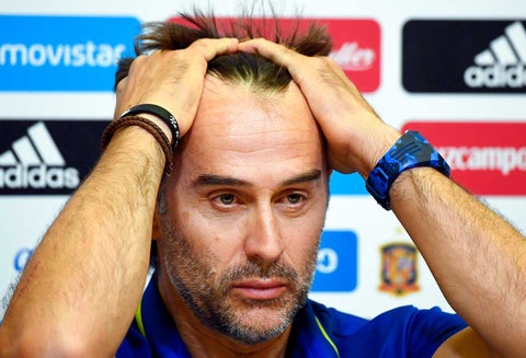 Julen Lopetegui, exentrenador del Real Madrid