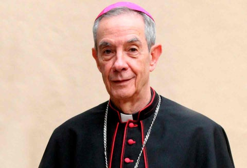 Luis Madrid Merlano, arzobispo saliente de Nueva Pamplona, en Norte de Santander