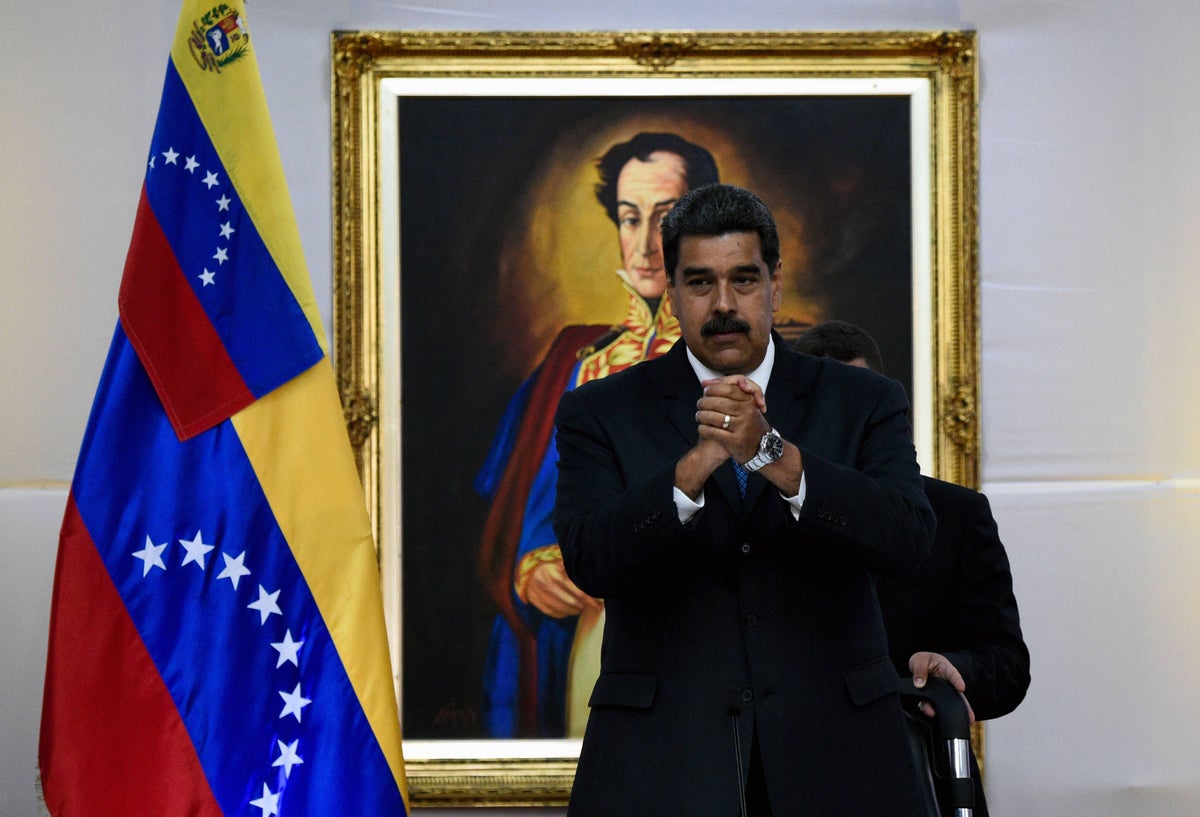 Nicolás Maduro, presidente de Venezuela, en Caracas