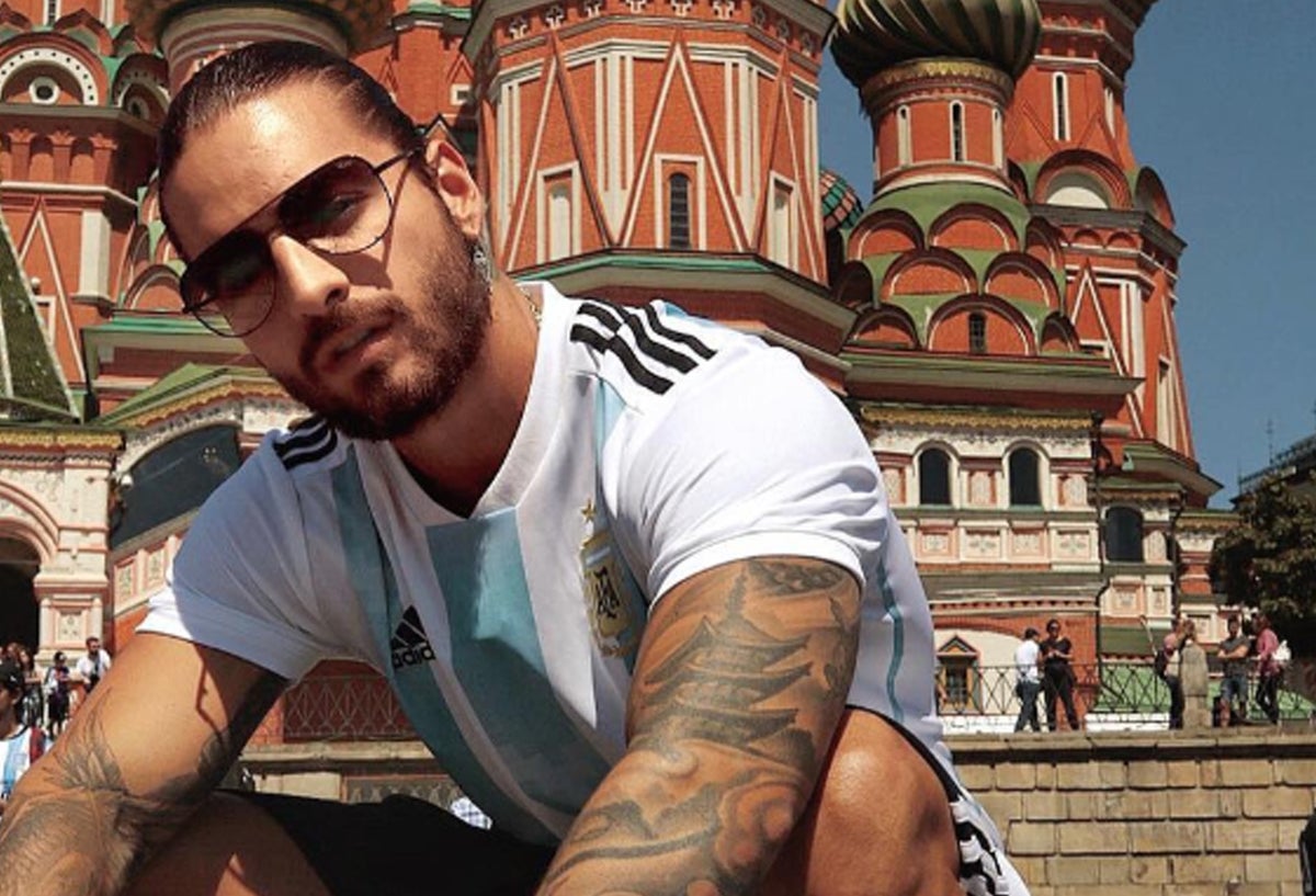 Maluma, cantante colombiano, en Rusia