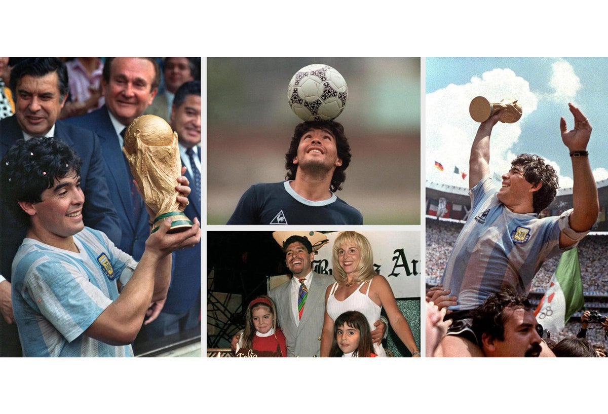 Maradona se coronó campeón en el Mundial de México 86