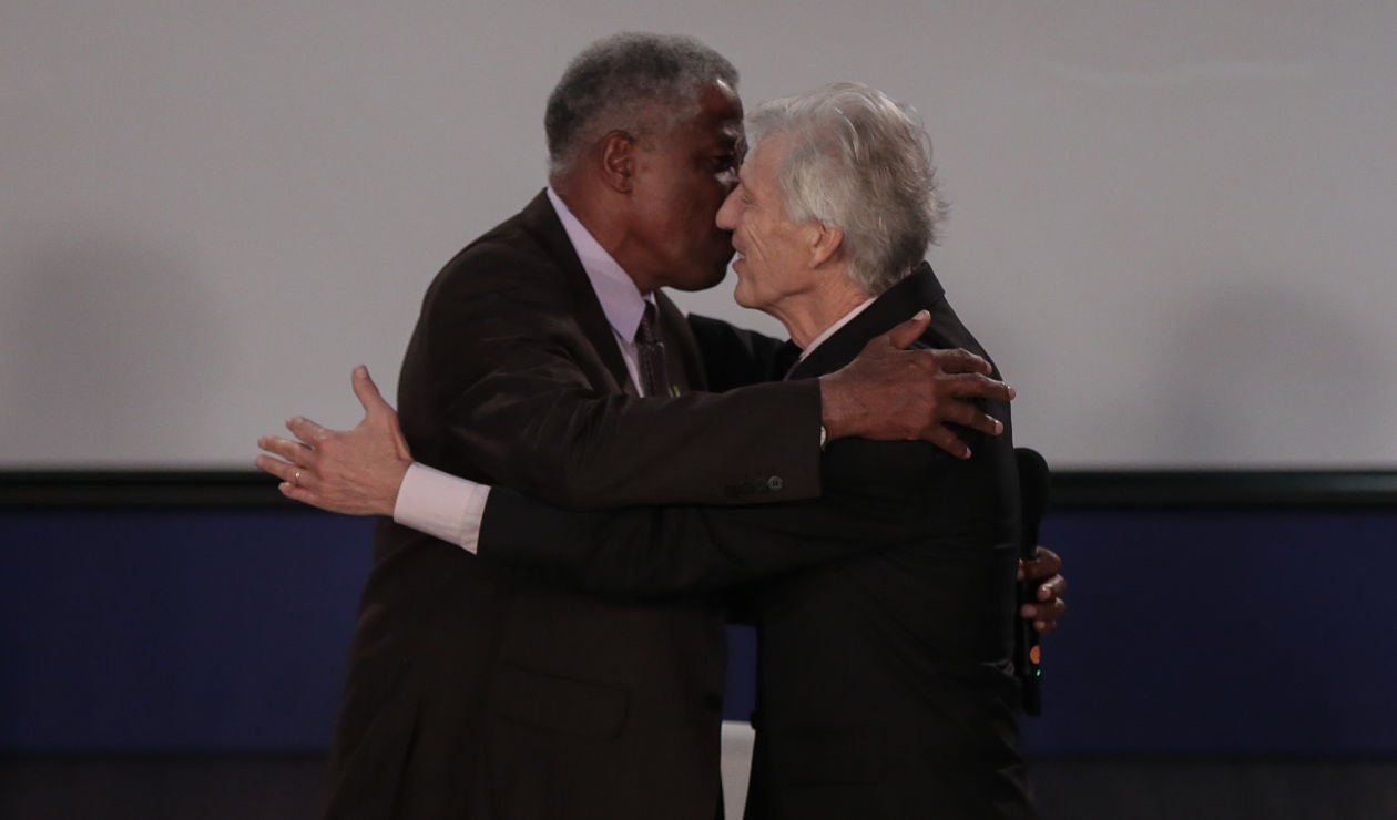 Francisco Maturana y José Pékerman, extécnicos de la Selección Colombia