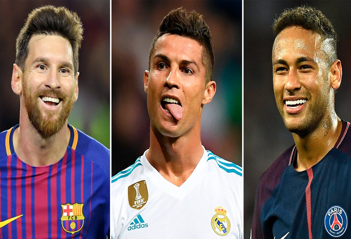 Messi, Cristiano y Neymar