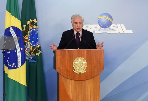 El presidente de Brasil, Michel Temer