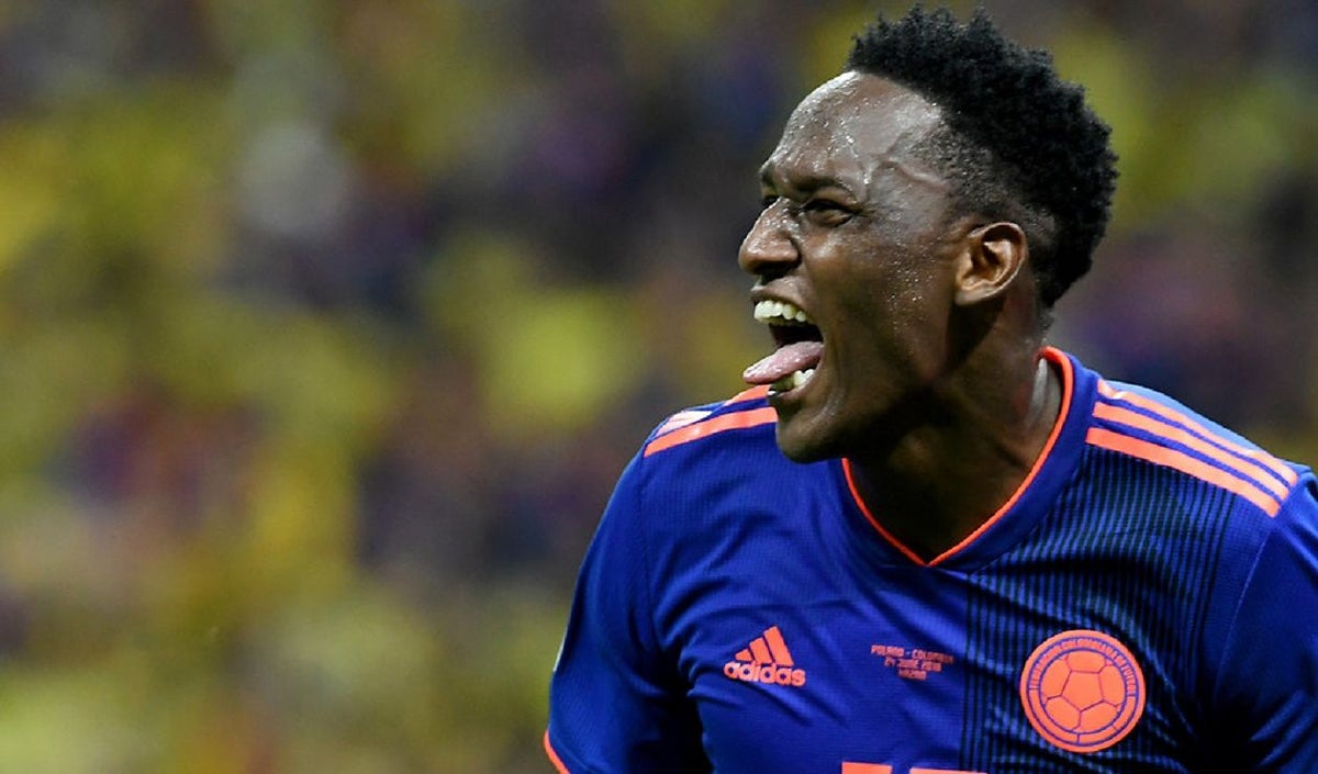 Yerry Mina marcó el primer gol ante Polonia