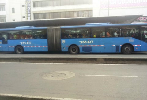 Bus del Mio en Cali