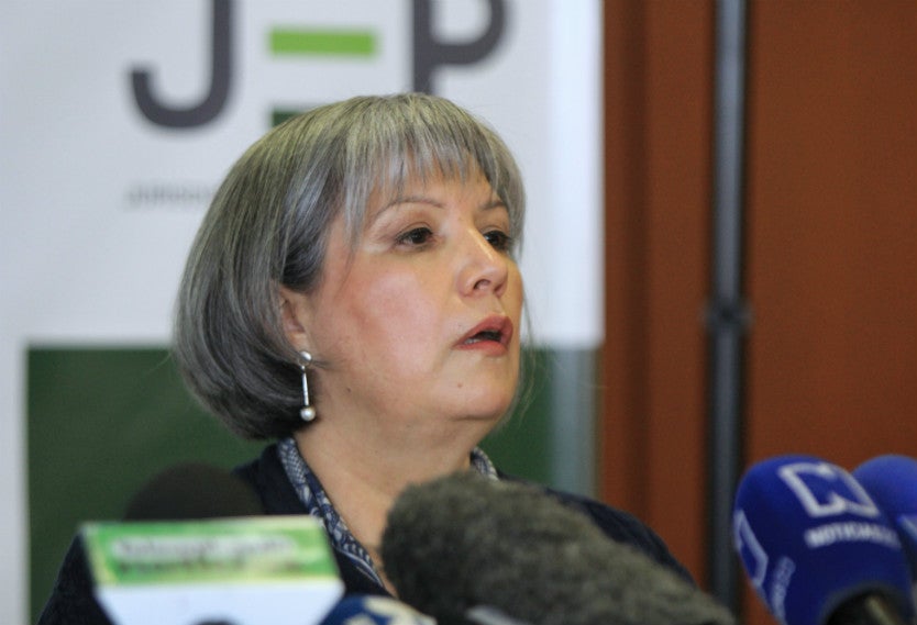 La presidenta JEP, Patricia Linares.