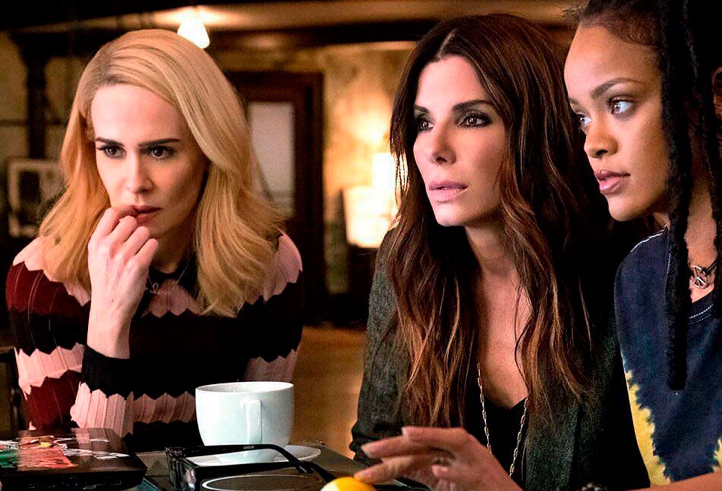 Sandra Bullock con Rihanna en Ocean's 8