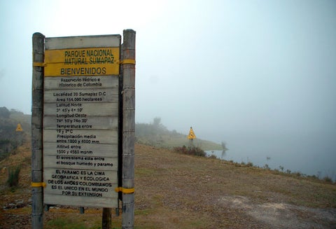 El Parque Nacional Natural Sumapaz, en la zona que corresponde a Cundinamarca