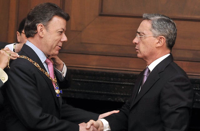 Los años de amistad de Santos y Uribe son cosa del pasado.