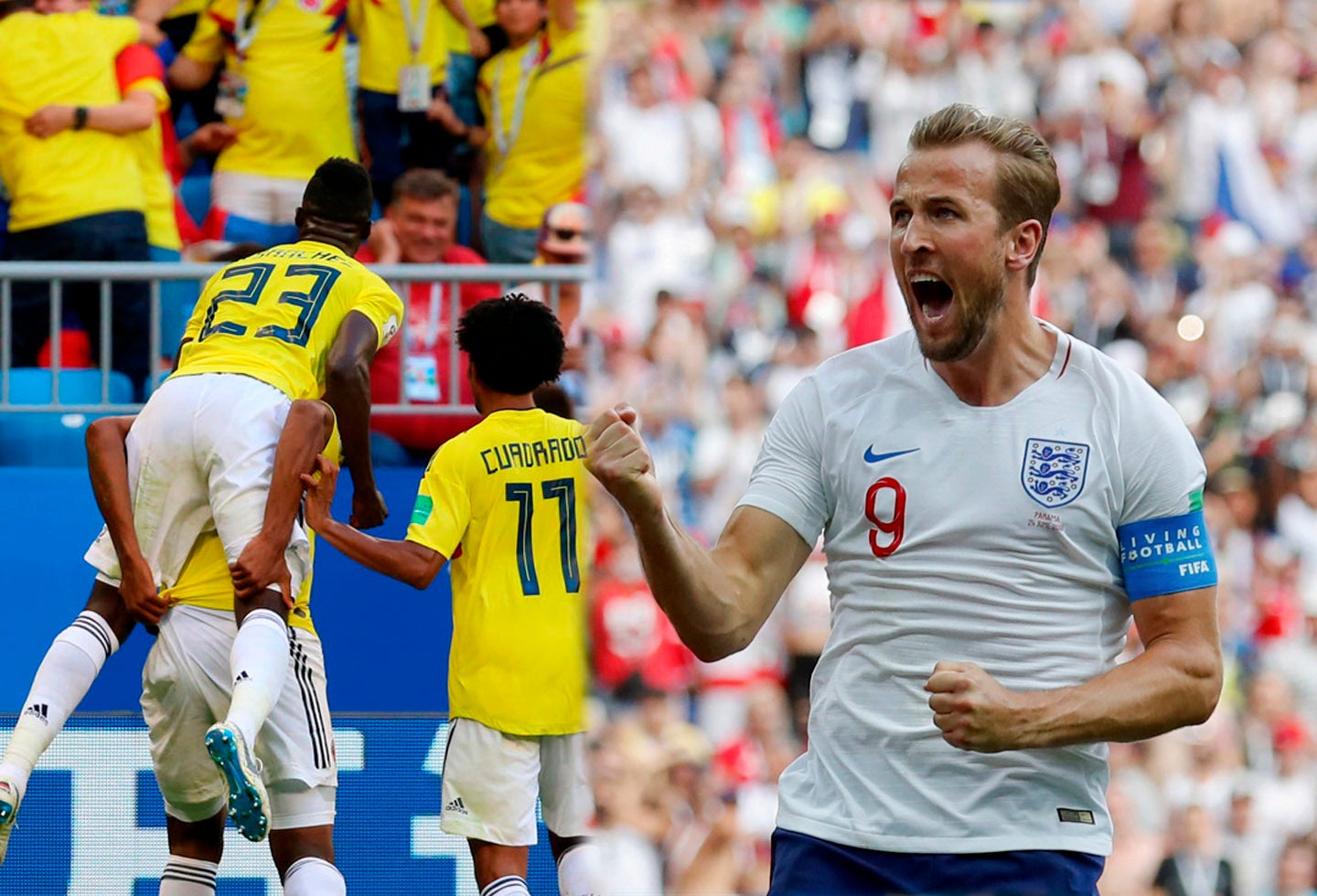 Colombia pasó a octavos de Rusia tras vencer a Senegal; Inglaterra hizo lo propio pese a caer ante Bélgica