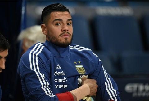 Portero argentino Sergio Romero.