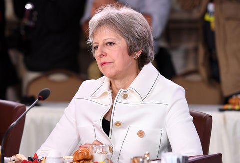 Theresa May, primera ministra británica