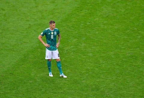Toni Kroos muestra su decepción tras la eliminación de Alemania de Rusia 2018