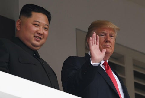 Trump y Kim Jong Un