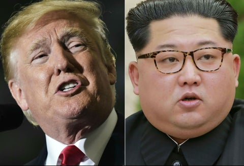 Donald Trump y Kim Jong Un.
