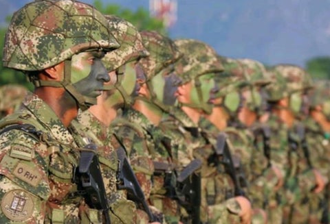 Uniformados del Ejército Nacional