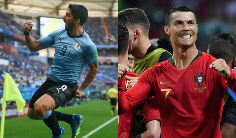 Luis Suárez y Cristiano Ronaldo