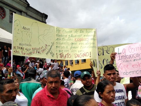 Protestas contra EPM en Puerto Valdivia