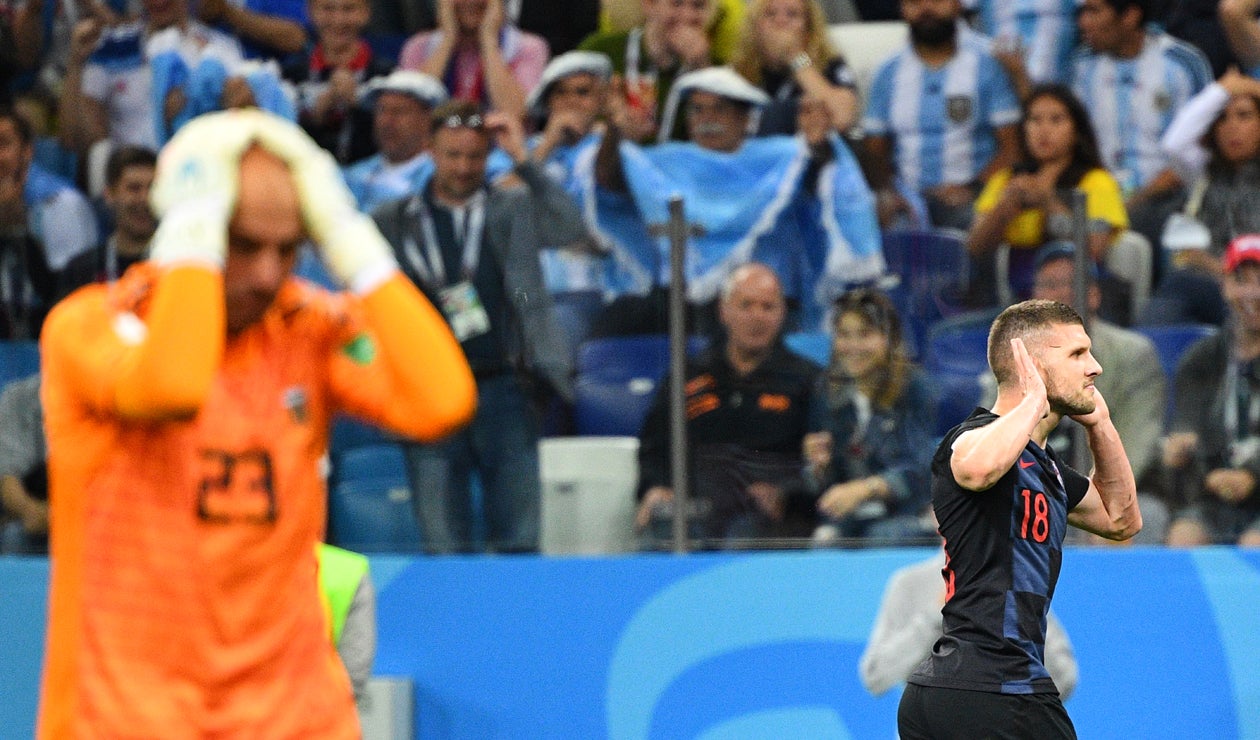 Willy Caballero habló después del grave error ante Croacia