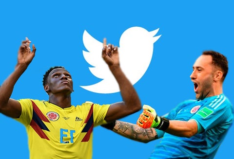 Yerry Mina y David Ospina, jugadores de la 'tricolor'