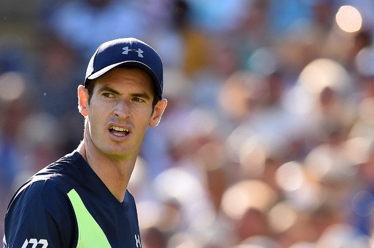 El tenista Andy Murray en su regreso a las canchas después de un año de ausencia por lesión