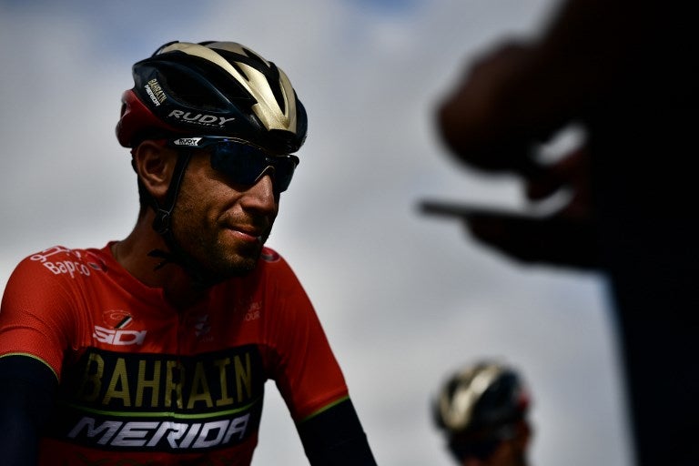 Vincenzo Nibali tras su caída en la etapa 12 del Tour de Francia
