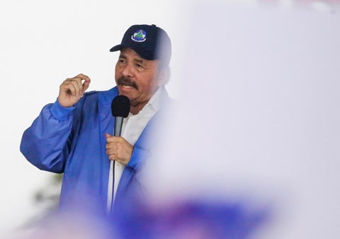 Daniel Ortega, presidente de Nicaragua