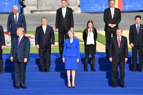 Líderes de la OTAN reunidos en Bruselas.